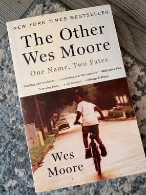 The Other Wes Moore Paperback Inspirational Biography Book